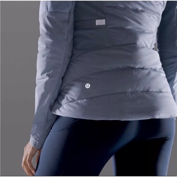 NWT Lululemon Down For It All Jacket Peri Purple Size 6 - Picture 4 of 9